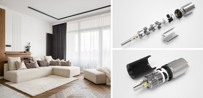 智能电动窗帘电机