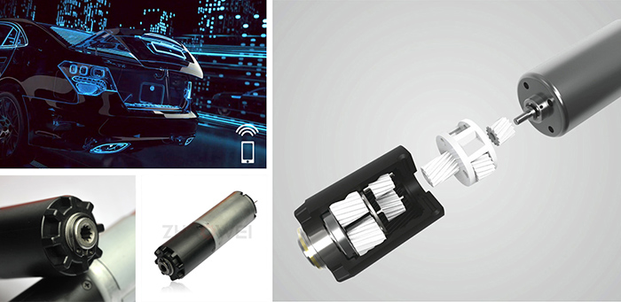 汽车电动尾门推杆电机