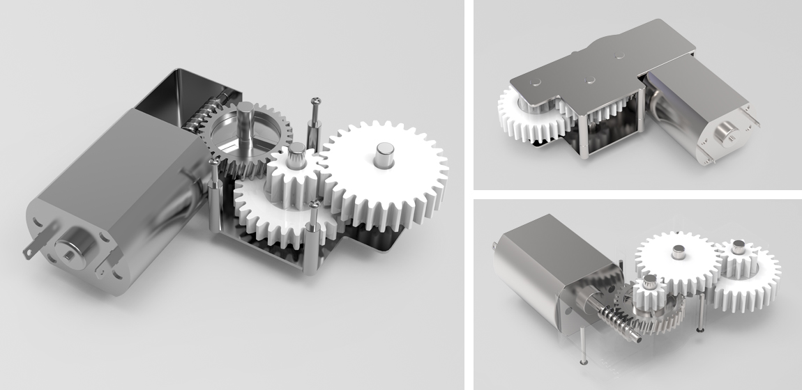 智能电表齿轮箱电机